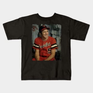 Brooks Robinson in Baltimore Orioles, 1972 Kids T-Shirt